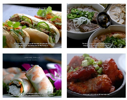 Video sobre el arte culinario vietnamita en los Estados Unidos