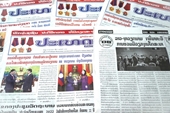 Los periódicos principales de Laos realzan la visita de la vicepresidenta Pany Yathotou a Vietnam