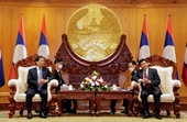 Autoridades laosianas impulsan las relaciones de amistad, solidaridad y cooperación con Vietnam
