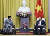 El presidente vietnamita pide una cooperación en defensa más fuerte entre Vietnam e Indonesia