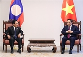 El primer ministro Pham Minh Chinh se reúne con su homólogo de Laos en Estados Unidos