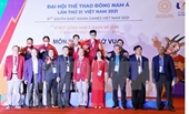 SEA Games 31 el equipo de ajedrez vietnamita, lider con siete medallas de oro
