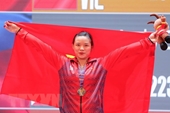 SEA Games 31 la halterófila vietnamita establece nuevos récords en diferentes modalidades