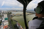 El recorrido en helicóptero de Danang permite el disfrute aéreo de los símbolos del turismo