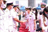 El “Hansando” buque escuela de Corea del Sur amarra en Ciudad Ho Chi Minh