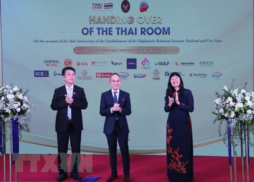 Inauguración de la Sala Tailandesa en la Academia Diplomática de Vietnam