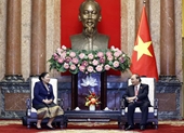 Vietnam y Laos comparten experiencias en labores de construcción del Partido