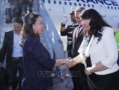 Vicepresidenta vietnamita llega a Túnez para la XVIII Cumbre de la Francofonía