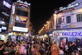 La calle bulliciosa que no duerme la noche inaugural de la Copa Mundial 2022