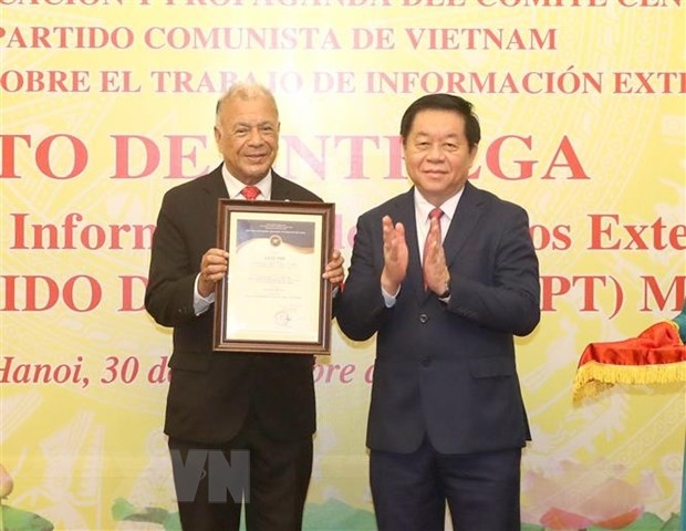 Delegación del Partido del Trabajo Mexicano realiza visita de trabajo a Vietnam