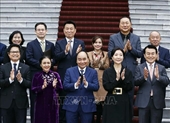Presidente vietnamita recibe a representantes de organizaciones de coreanos en Vietnam