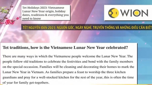 Sabores del tet vietnamita destacados en medios extranjeros de comunicaciones
