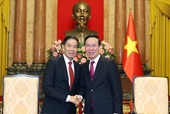 Presidente vietnamita reafirma interés del país de afianzar cooperación con Laos