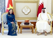 La vicepresidenta Vo Thi Anh Xuan sostiene conversaciones con el vice emir de Qatar