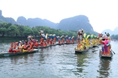 Nutrida participación en festival Trang An 2023