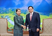Primer Ministro de Vietnam recibe a la Viceprimera Ministra de Camboya