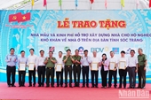 Ministerio de Seguridad Pública ayuda a construir 1 200 casas para personas vulnerables en Soc Trang