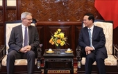 Presidente vietnamita aprecia contribuciones del saliente embajador francés