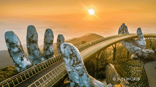 Puente Dorado en Da Nang figura entre los más emblemáticos del mundo
