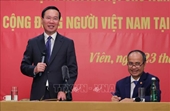 Presidente vietnamita se reúne con compatriotas y amigos austriacos en Viena