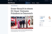 La prensa austriaca destaca la visita del presidente de Vietnam
