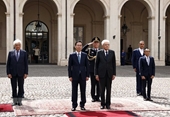 Presidente italiano preside la ceremonia de despedida a su par vietnamita