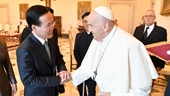 Presidente vietnamita se reúne con el Papa Francisco
