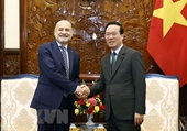 El presidente vietnamita aprecia contribuciones del embajador italiano a las relaciones binacionales