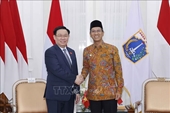 Presidente del Parlamento vietnamita se reúne con el Gobernador de Yakarta