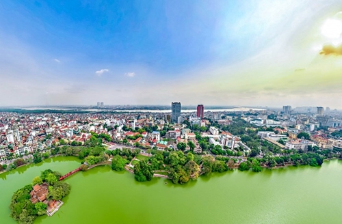 Admiran Hanoi desde arriba 15 años después de la expansión