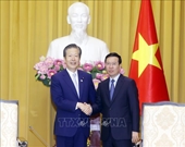 Altos líderes de Vietnam reciben al presidente del partido japonés Komeito