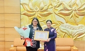 Honran las contribuciones de la embajadora venezolana en Vietnam
