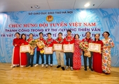 Todos los concursantes de Hanói ganan premios en la 16 ª Olimpiada Internacional de Astronomía y Astrofísica