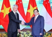 Premier vietnamita sostiene conversaciones con su par singapurense