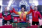 Le Van Cong logra oro en halterofilia en campeonato mundial para discapacitados