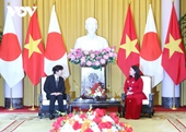 La vicepresidenta Vo Thi Anh Xuan recibe al Príncipe Heredero y la Princesa de Japón