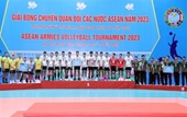 Vietnam, campeón de Torneo de Voleibol Militar masculino de ASEAN