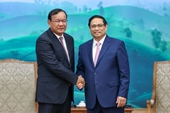 El primer ministro vietnamita recibe a un alto funcionario del Partido Popular Camboyano
