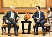 El presidente vietnamita recibe al presidente del Banco Asiático de Inversión en Infraestructura
