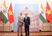 Vietnam e India se esfuerzan a alcanzar los 20 mil millones de dólares de intercambio comercial