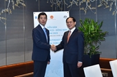 El canciller vietnamita recibe al secretario de Estado de Asuntos Exteriores de Japón
