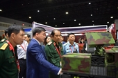 La fabricación de defensa de Vietnam se exhibe en la Exposición Internacional de Defensa y Seguridad 2023