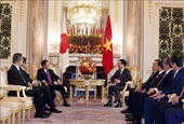 El presidente Vo Van Thuong se reúne con líderes de partidos y parlamentarios japoneses