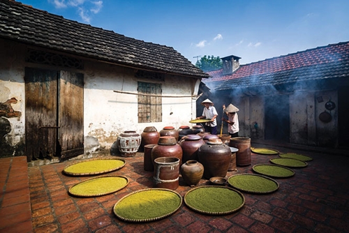 Delicias rurales en la antigua aldea de Duong Lam