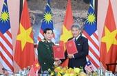 Ministros de defensa de Vietnam y Malasia acuerdan fortalecer la cooperación binacional en sectores prioritarios