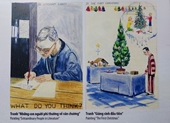 La Navidad de los prisioneros de guerra estadounidenses en la prisión de Hoa Lo mediante una exposición
