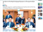 La prensa camboyana destaca la visita del Primer Ministro Hun Manet a Vietnam