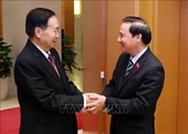 Encuentro entre los vicepresidentes de los parlamentos de Vietnam y Laos