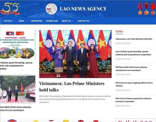 Prensa laosiana acapara relaciones especiales entre Vietnam y Laos
