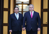 Encuentro entre los primeros ministros de Vietnam y Hungría